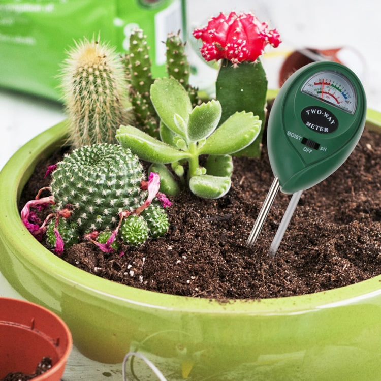 RZ103 Mini Soil PH Moisture Humidity Measuring PH Meter Soil Moisture Monitor Hygrometer Gardening Plant Farming Moisture Tester - PH & Moisture Meter by buy2fix | Online Shopping UK | buy2fix