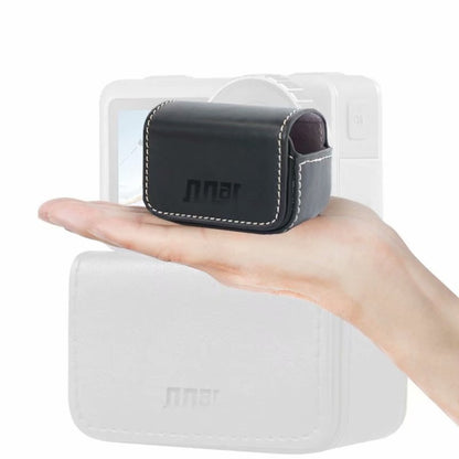 Waterproof Mini Leather Case Storage Carrying Box for DJI OSMO Action / GoPro / SJCAM / Xiaomi Mi Jia(Coffee) - DJI & GoPro Accessories by buy2fix | Online Shopping UK | buy2fix