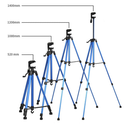 Portable Phone Live Selfie 3366 Tripod Stand DV SLR Camera Self-timer Full Light Bracket(Yellow) - Camera Accessories by INDEPMAN | Online Shopping UK | buy2fix