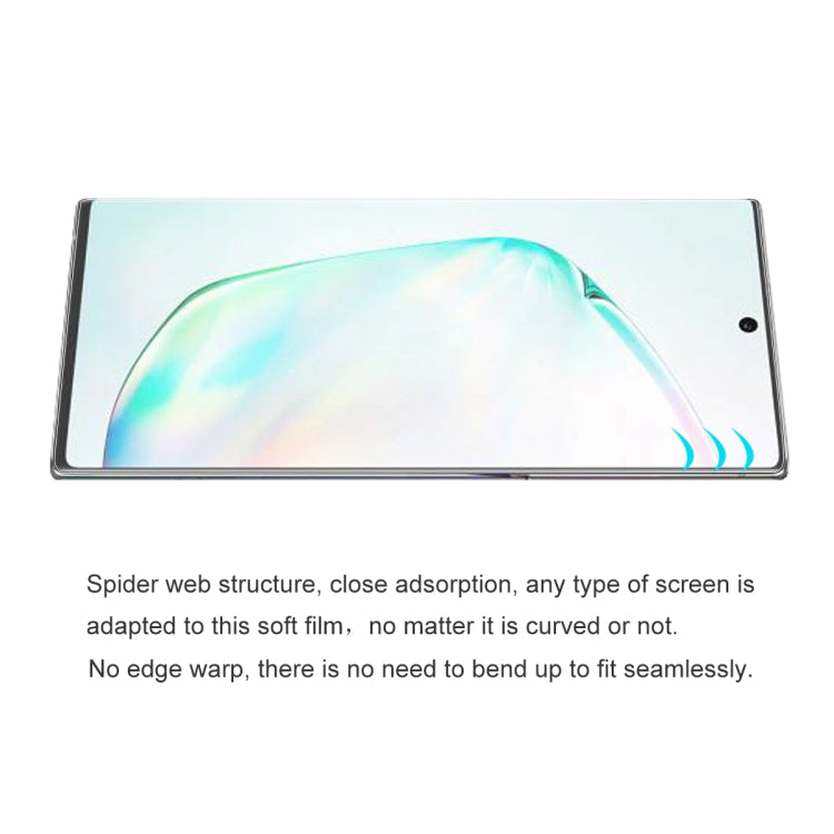 ENKAY Hat-Prince 0.1mm 3D Full Screen Protector Explosion-proof Hydrogel Film for Galaxy Note10+ - For Samsung by ENKAY | Online Shopping UK | buy2fix