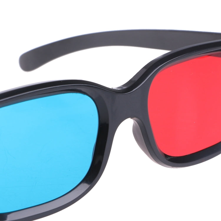 10pcs 3D Glasses Universal Black Frame Red Blue Cyan Anaglyph 3D Glasses 0.2mm For Movie Game DVD - Consumer Electronics by buy2fix | Online Shopping UK | buy2fix