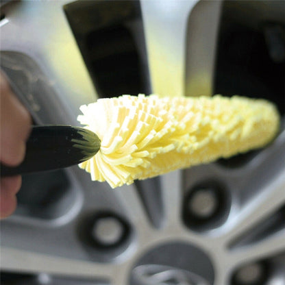 Universal Auto Car Accessories Car Rims Care Tire Wheel Washing Brush Plastic Handle Vehicle Wheel Cleaning Brush Washing Sponge - Car washing supplies by buy2fix | Online Shopping UK | buy2fix