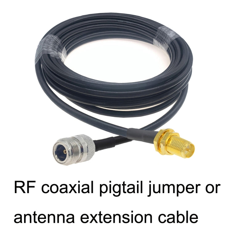 RP-SMA Female to N Female RG58 Coaxial Adapter Cable, Cable Length:1.5m - Connectors by buy2fix | Online Shopping UK | buy2fix