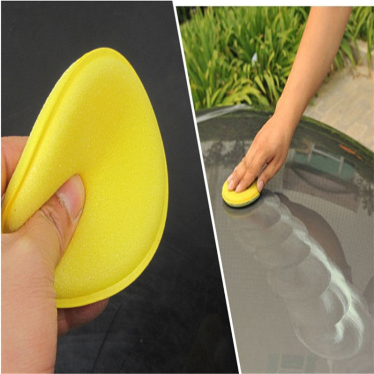 5 PCS Car Vehicle Wax Polish Foam Sponge Hand Soft Wax Yellow Sponge Pad for Car Detailing Care Wash - Polishing Machine & Accessories by buy2fix | Online Shopping UK | buy2fix