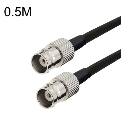 BNC Female To BNC Female RG58 Coaxial Adapter Cable, Cable Length:0.5m - Connectors by buy2fix | Online Shopping UK | buy2fix