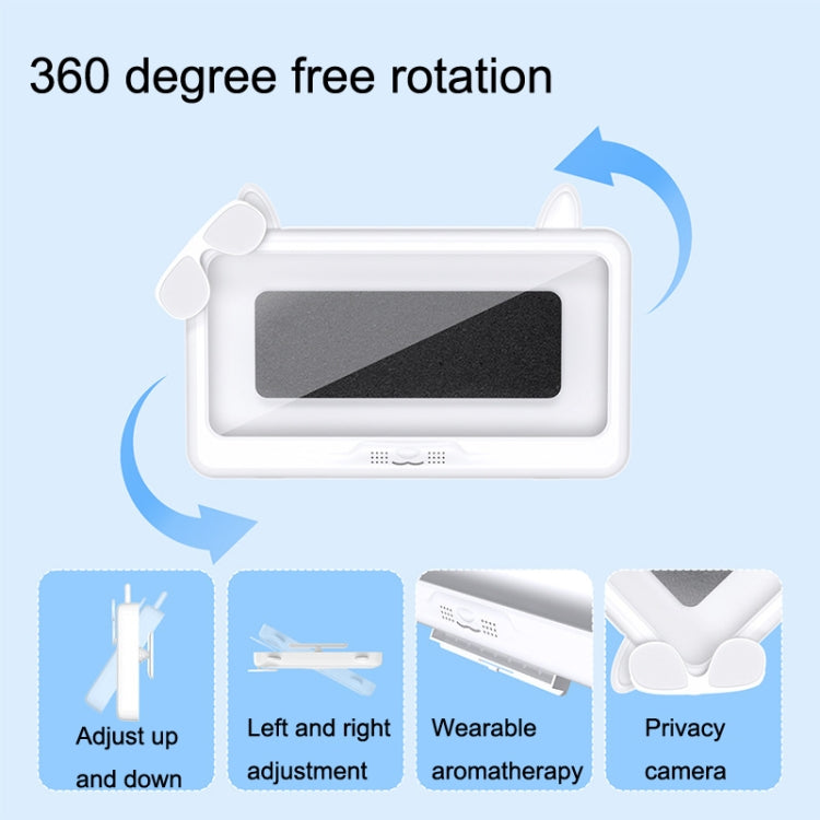 Bathroom Waterproof Mobile Phone Holder Bathing Watch TV Removable Touch Screen Phone Case(White) - Hand-Sticking Bracket by buy2fix | Online Shopping UK | buy2fix