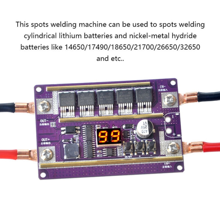 Lead-Acid Battery Version 12V Digital Display DIY Battery Spot Welding Machine Pen Control, Style:6 Square Pen - Home & Garden by buy2fix | Online Shopping UK | buy2fix