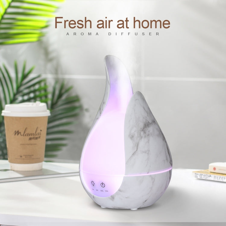 200ml Ultrasound Air Humidifier Aroma Essential Oil Diffuser 7 Colors LED Night Light Cool Mist Maker, Plug Type: UK  Plug(Deep Wood Base) - Home & Garden by buy2fix | Online Shopping UK | buy2fix