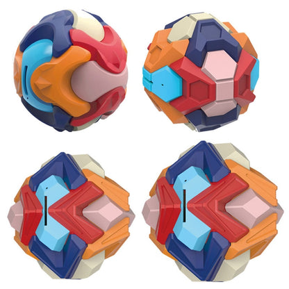2PCS Children Puzzle Early Education Toys Ball Assembled Piggy Bank, Size:Medium (Polygon) - Puzzle Toys by buy2fix | Online Shopping UK | buy2fix