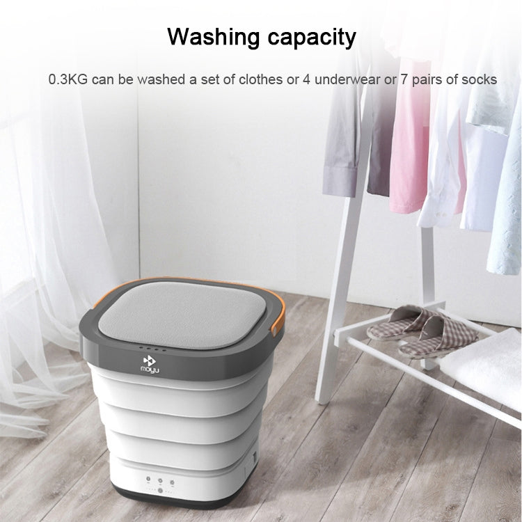 MOYU XPB30-F1 Portable Mini Automatic Household Folding Bucket Type Travel Washing Machine(Pink) - Home & Garden by buy2fix | Online Shopping UK | buy2fix