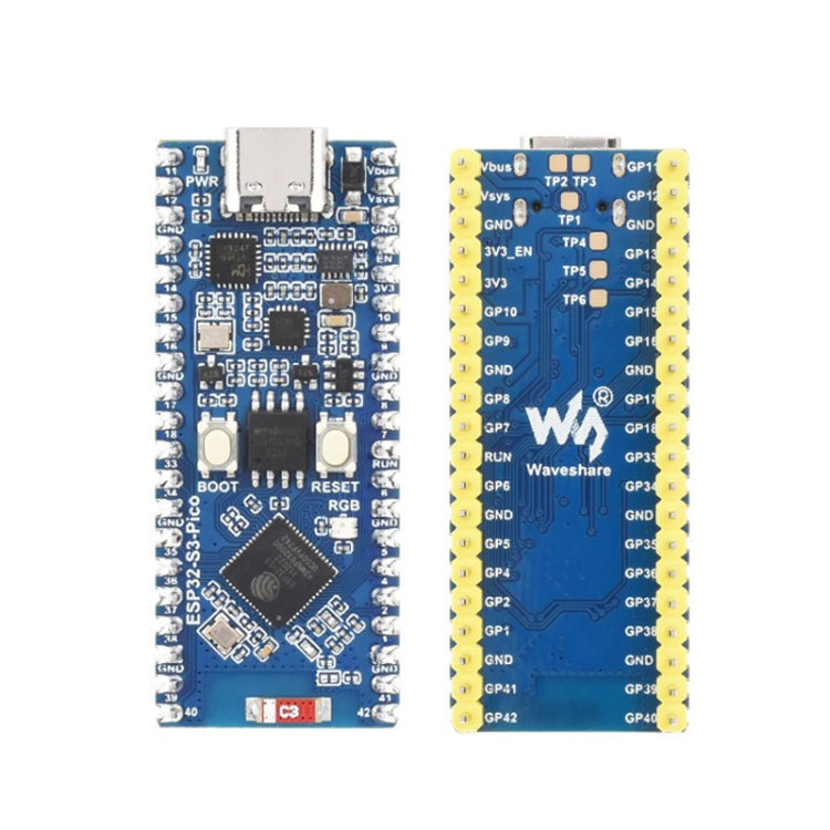 Waveshare ESP32-S3 Microcontroller 2.4 GHz Wi-Fi Development Board Dual-core Processor - Arduino Nucleo Accessories by Waveshare | Online Shopping UK | buy2fix