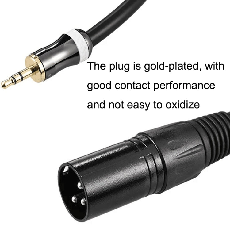 3.5mm To Caron Male Sound Card Microphone Audio Cable, Length:5m - Microphone Audio Cable & Connector by buy2fix | Online Shopping UK | buy2fix