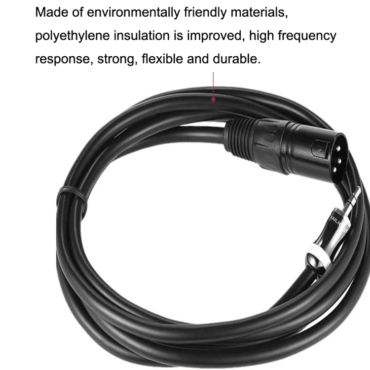 3.5mm To Caron Male Sound Card Microphone Audio Cable, Length:5m - Microphone Audio Cable & Connector by buy2fix | Online Shopping UK | buy2fix