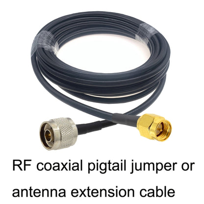 SMA Male to N Male RG58 Coaxial Adapter Cable, Cable Length:5m - Connectors by buy2fix | Online Shopping UK | buy2fix