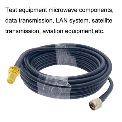 RP-SMA Female To N Male RG58 Coaxial Adapter Cable, Cable Length:1.5m - Connectors by buy2fix | Online Shopping UK | buy2fix