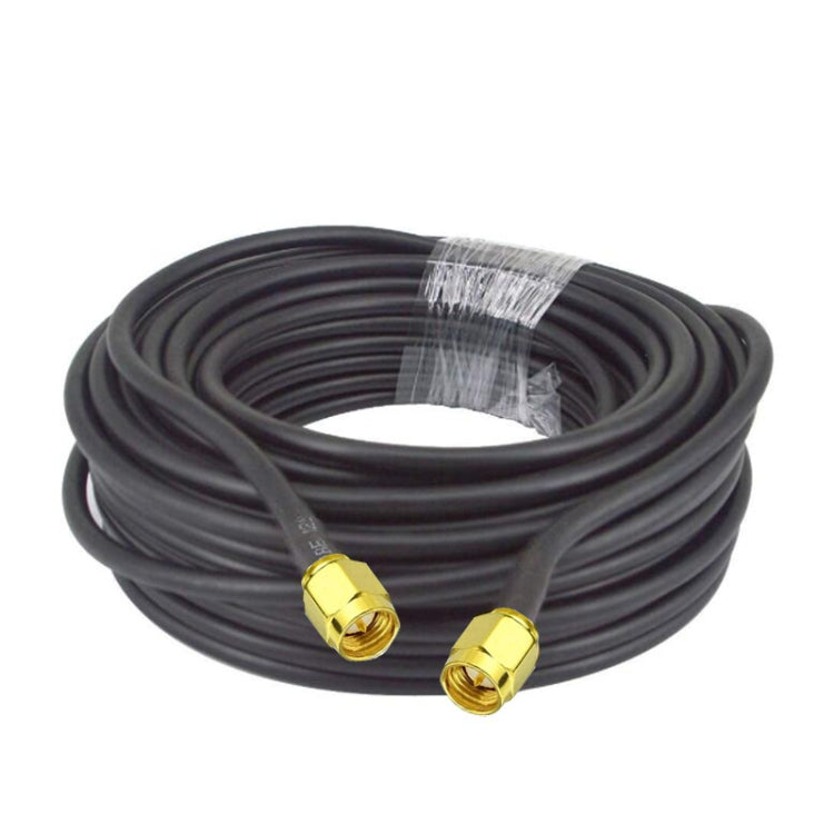 SMA Male To SMA Male RG58 Coaxial Adapter Cable, Cable Length:1m - Connectors by buy2fix | Online Shopping UK | buy2fix