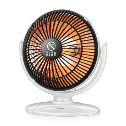 Small Sun Mini Home Office Heater 6 inch Electric Heater National Standard Plug, Specification:with 3m Extension Cable(White) - Consumer Electronics by buy2fix | Online Shopping UK | buy2fix