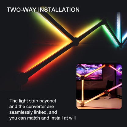 JSK-P22 Smart RGB Mosaic Light Rhythm Light Support Amazon Alexa / Google Assistant /DuerOS UK Plug(White) - Novelty Lighting by buy2fix | Online Shopping UK | buy2fix