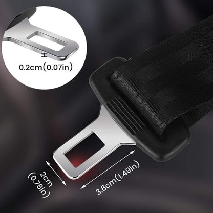 2 PCS Child And Pregnant Woman Car Seat Belt Extender, Length:23cm(Black) - In Car by buy2fix | Online Shopping UK | buy2fix