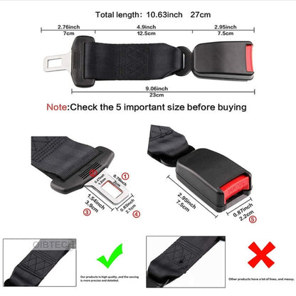 2 PCS Child And Pregnant Woman Car Seat Belt Extender, Length:29cm(Gray) - In Car by buy2fix | Online Shopping UK | buy2fix