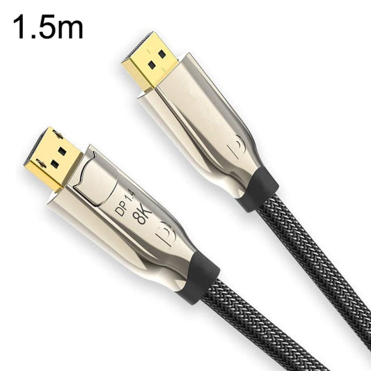 1.5m 1.4 Version DP Cable Gold-Plated Interface 8K High-Definition Display Computer Cable(Gold) -  by buy2fix | Online Shopping UK | buy2fix