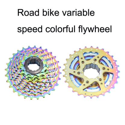 VG SPORTS Bicycle Lightweight Wear -Resistant Colorful Flywheel, Style:9 Speed 11-28T - Outdoor & Sports by VG SPORTS | Online Shopping UK | buy2fix