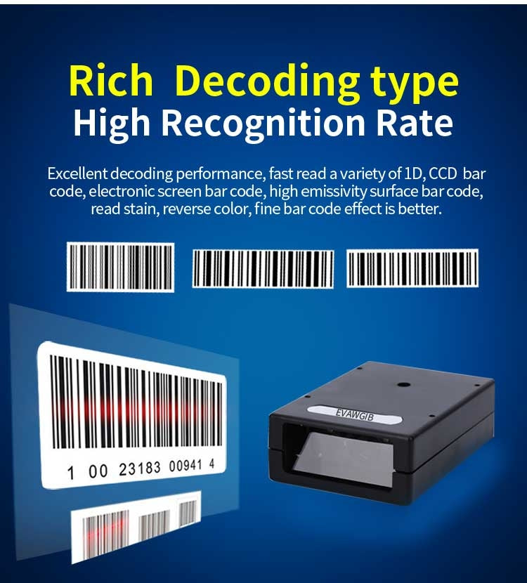 EVAWGIB DL-X720 Red Light 1D Barcode Scanning Recognition Engine, Interface:USB - Consumer Electronics by EVAWGIB | Online Shopping UK | buy2fix