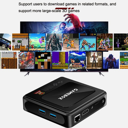GD10 128G Built-In 40000+ Games Dual System Set-Top Box 3D Home 4K HD  TV Game Console Box EU Plug(Black) - Pocket Console by buy2fix | Online Shopping UK | buy2fix