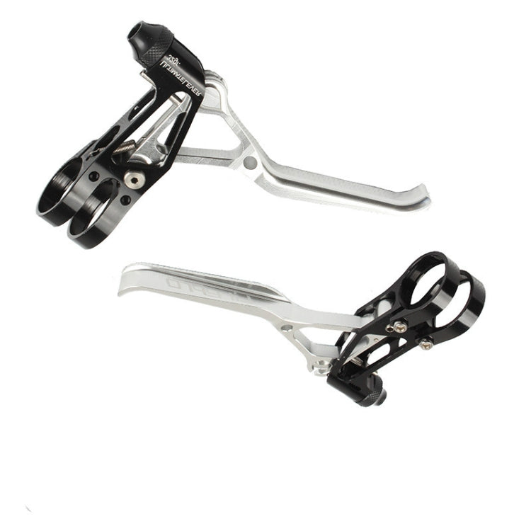 Litepro LP UltraLevers CNC Folding Bike Road Bike Small Wheel V Brake Lever, Color:Silver Black - Bicycle Brake Parts by Litepro | Online Shopping UK | buy2fix