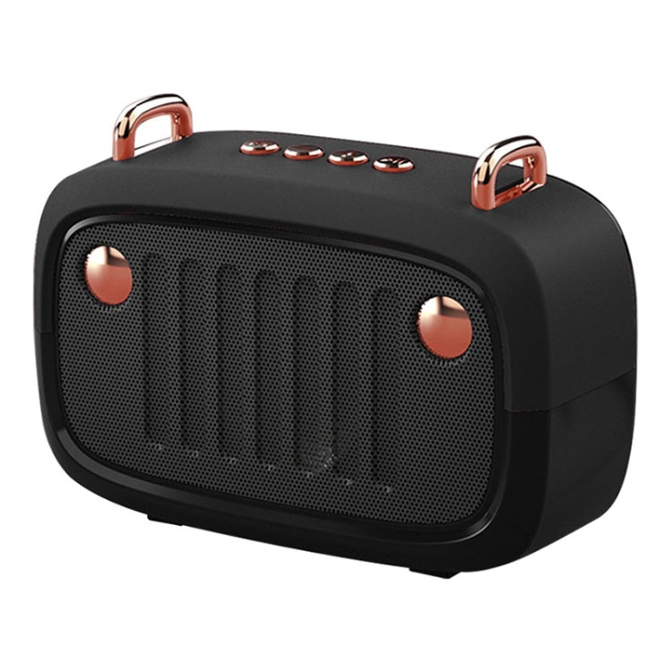 BS32D Wireless Bluetooth Speaker Cartoon Subwoofer Outdoor Card Portable Mini Speaker(Black) - Mini Speaker by buy2fix | Online Shopping UK | buy2fix