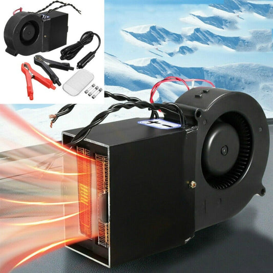 Car Heater Electric Heater Defroster Double PTC24V 300-500W - Heating & Fans by buy2fix | Online Shopping UK | buy2fix