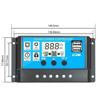 Street Lamp Smart Lighting Charging Solar Controller, Model: RBL-30A - Consumer Electronics by buy2fix | Online Shopping UK | buy2fix