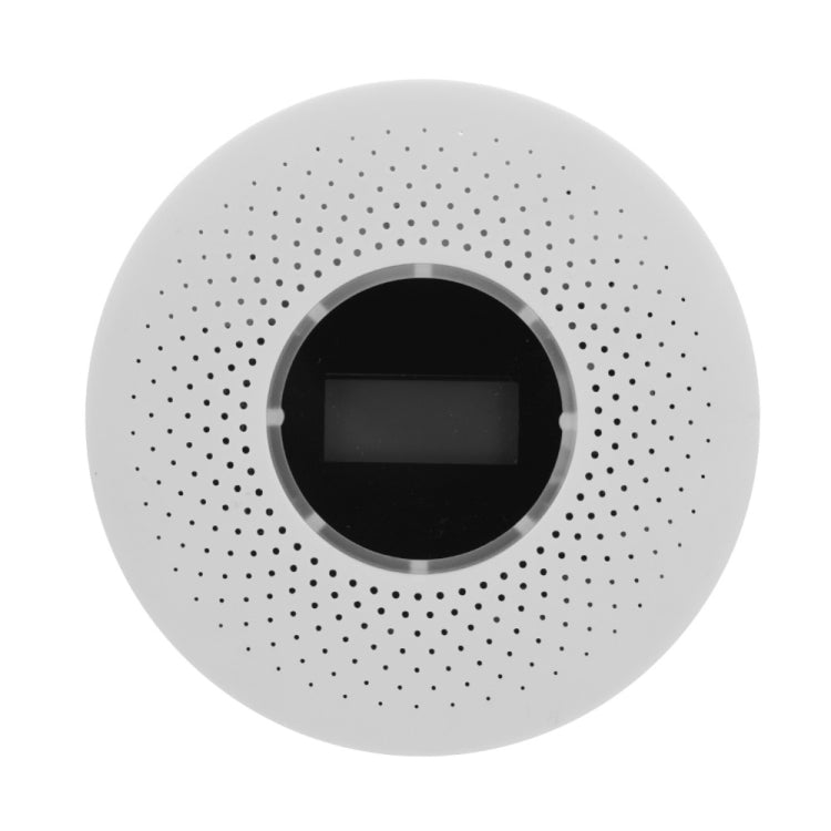 JKD-512COM CO Smoke Detector Live Voice Alarm Carbon Monoxide Leakage Sensor with LCD Display - Security by buy2fix | Online Shopping UK | buy2fix