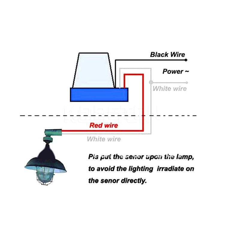 Automatic Switch Sensor Switch Photocell Street Light Switch Control(220V) - Consumer Electronics by buy2fix | Online Shopping UK | buy2fix