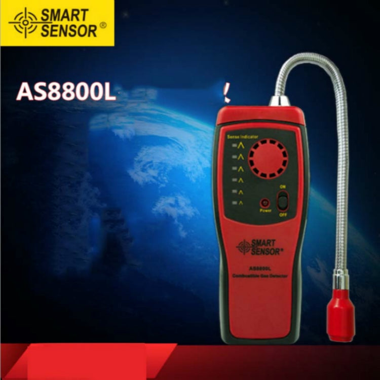 AS8800L Combustible Gas Detector Gas Leak Detection Alarm Household Natural Gas Leak Detector - Gas Monitor by buy2fix | Online Shopping UK | buy2fix