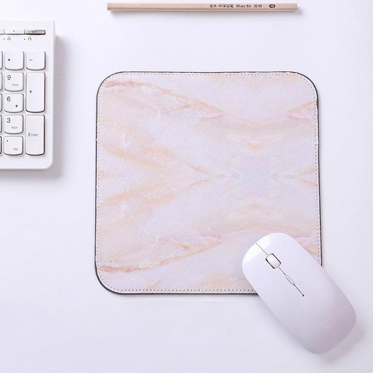 Office Desk Mat Marble Pattern Desk Organizer School Supplies Mouse Desk Tools(Beige) - Computer & Networking by buy2fix | Online Shopping UK | buy2fix