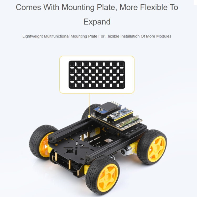 Waveshare Smart Mobile Robot Chassis Kit, Chassis:Normal(Mecanum Wheels) - Consumer Electronics by Waveshare | Online Shopping UK | buy2fix