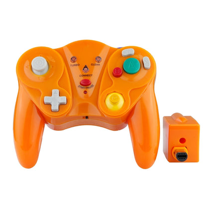 HY-5201 2.4HGz Wireless Gamepad For Nintendo NGC, Color of the product: Orange - Gamepads by buy2fix | Online Shopping UK | buy2fix