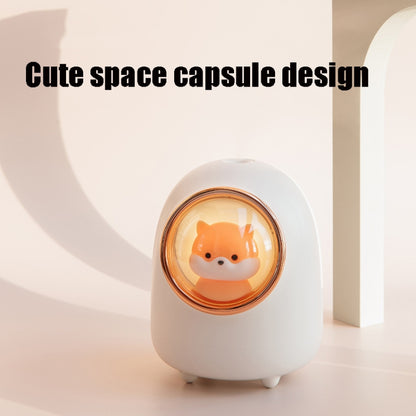 M08 USB Charging Type Cartoon Space Capsule Car Portable Cute Pet Desktop Humidifier(White) - Home & Garden by buy2fix | Online Shopping UK | buy2fix
