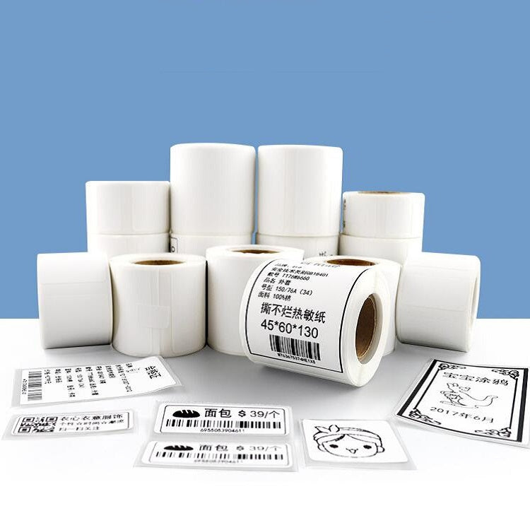 Thermal Label Paper Self-Adhesive Paper Fixed Asset Food Clothing Tag Price Tag for NIIMBOT B11 / B3S, Size: 50x20mm 320 Sheets - Consumer Electronics by buy2fix | Online Shopping UK | buy2fix