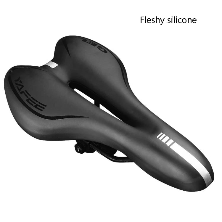 Silicone Bicycle Seat Mountain Bike Saddle Seat Cushion Comfortable Bicycle Accessories Equipment(Black) - Bicycle Saddle by buy2fix | Online Shopping UK | buy2fix