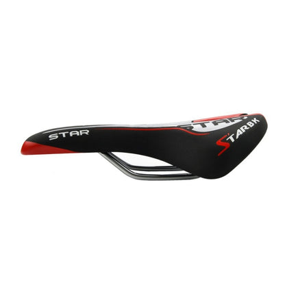 Bicycle Saddle Mountain Bike Road Bike Saddle Black Red - Outdoor & Sports by buy2fix | Online Shopping UK | buy2fix