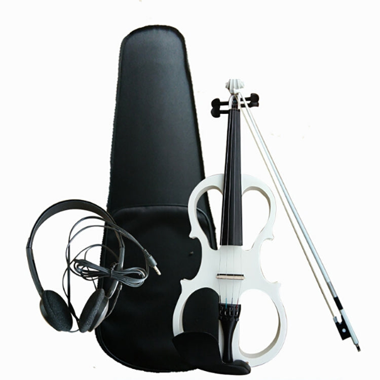 YS030 4 / 4 Wooden Manual Electronic Violin for Beginners, with Bag(Black) - Stringed Instruments by buy2fix | Online Shopping UK | buy2fix