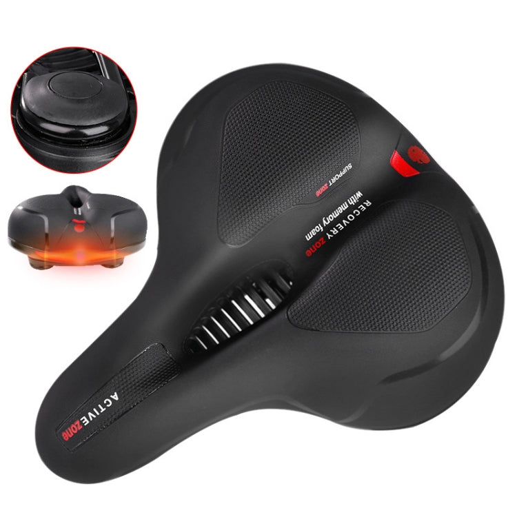 Wheel Up Mountain Bike Saddles Road Bikes Bicycles Comfortable Saddle Cushions Accessories And Bicycle Cushions, Colour: Shock Absorber Red Black - Outdoor & Sports by buy2fix | Online Shopping UK | buy2fix