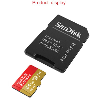 SanDisk U3 High-Speed Micro SD Card  TF Card Memory Card for GoPro Sports Camera, Drone, Monitoring 128GB(A2), Colour: Black Card - Micro SD Card by SanDisk | Online Shopping UK | buy2fix