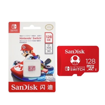 SanDisk SDSQXAO TF Card Micro SD Memory Card for Nintendo Switch Game Console, Capacity: 128GB Red - Micro SD Card by SanDisk | Online Shopping UK | buy2fix