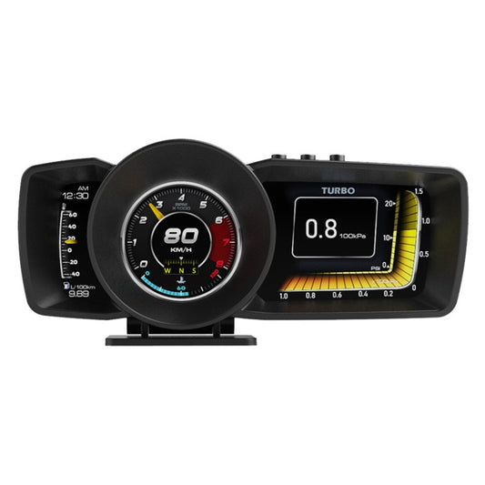 AP-7 HUD Head-Up Display OBD GPS Dual System Driving Computer Modified LCD Code Table - Head Up Display System by buy2fix | Online Shopping UK | buy2fix