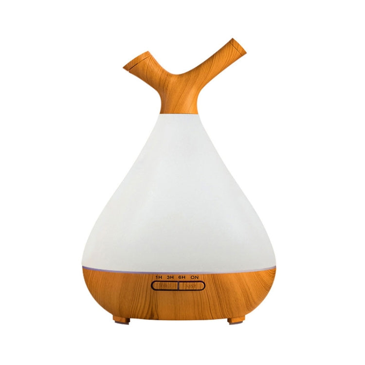 YCTA-008 Household Mute Small Wood Grain Colorful Light Aroma Diffuser Night Tree Air Humidifier, Product specifications: US Plug(Light Wood Grain) - Home & Garden by buy2fix | Online Shopping UK | buy2fix