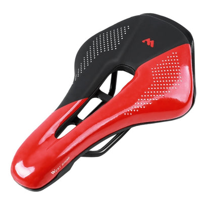 WEST BIKING Cycling Seat Hollow Breathable Comfortable Saddle Riding Equipment(Black Red) - Outdoor & Sports by WEST BIKING | Online Shopping UK | buy2fix