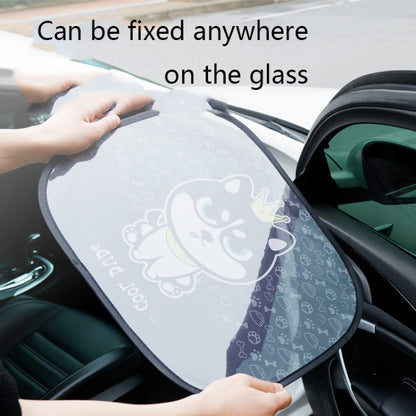 N978 2 Sets Summer Cartoon Car Electrostatic Adsorption Side Window Shade Sticker(One Pair  Two ha) - Sound & Heat Insulation Cotton by buy2fix | Online Shopping UK | buy2fix